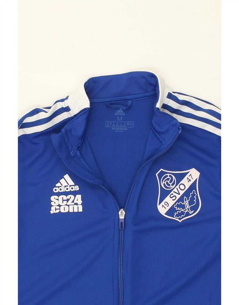 ADIDAS Boys Aeroready Graphic Tracksuit Top Jacket 12-13 Years Medium Blue Vintage Adidas and Second-Hand Adidas from Messina Hembry 