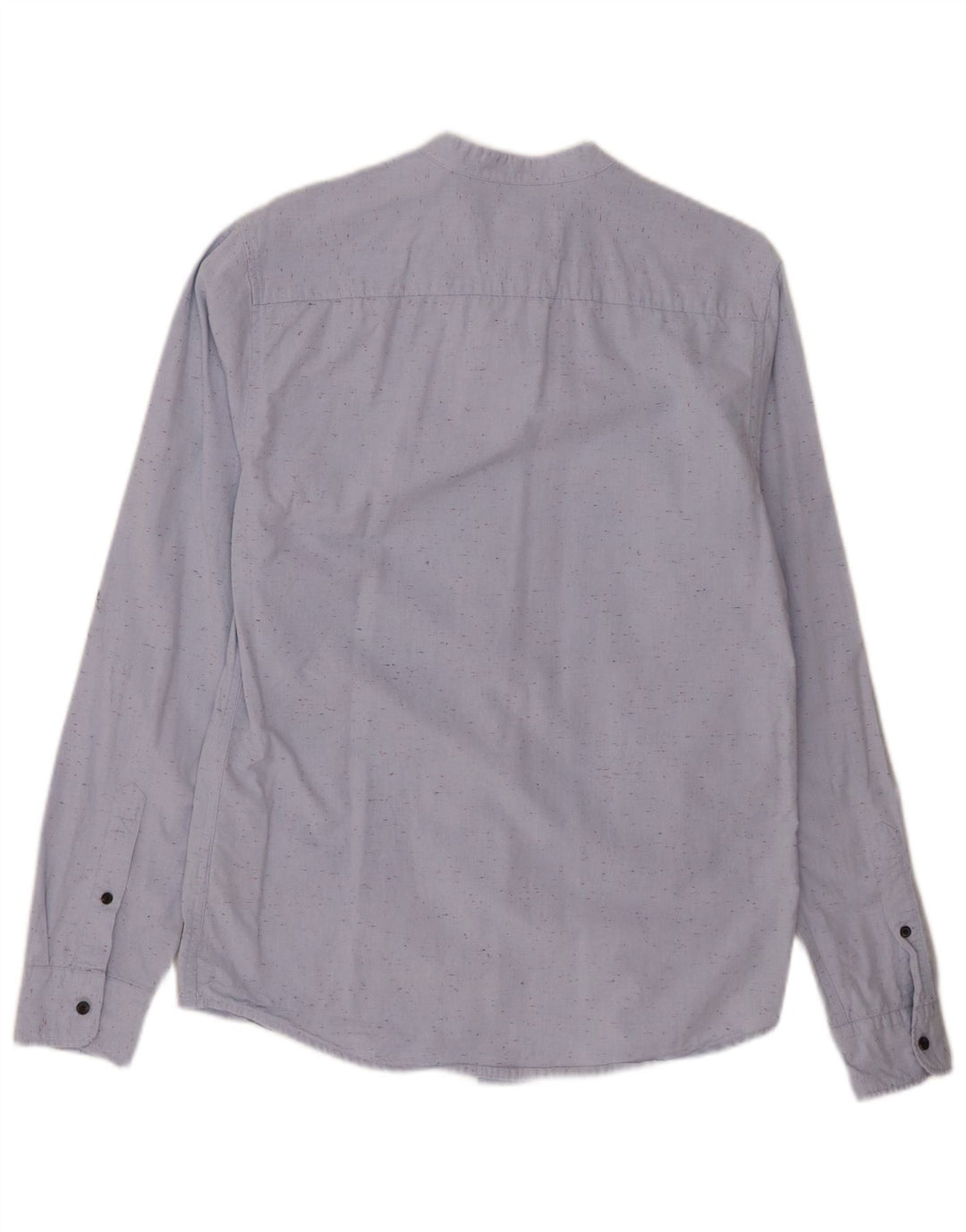 Scotch & Soda Mens Shirt Medium Blue Flecked Cotton