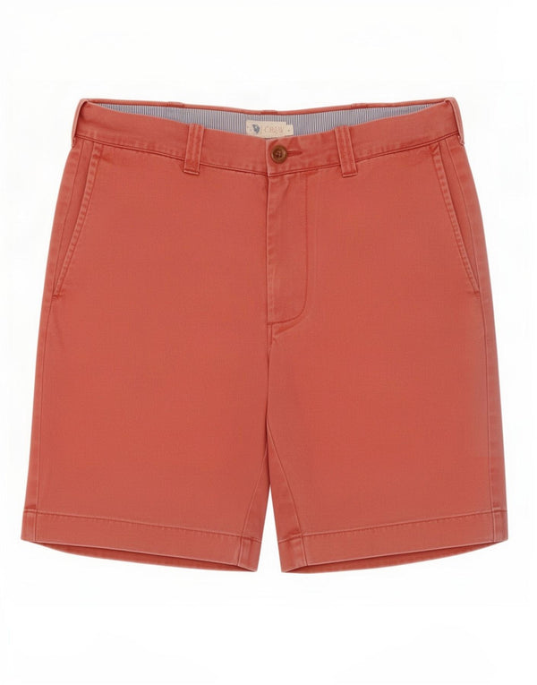 J. Crew Mens Chino Shorts Medium W31 Red Cotton