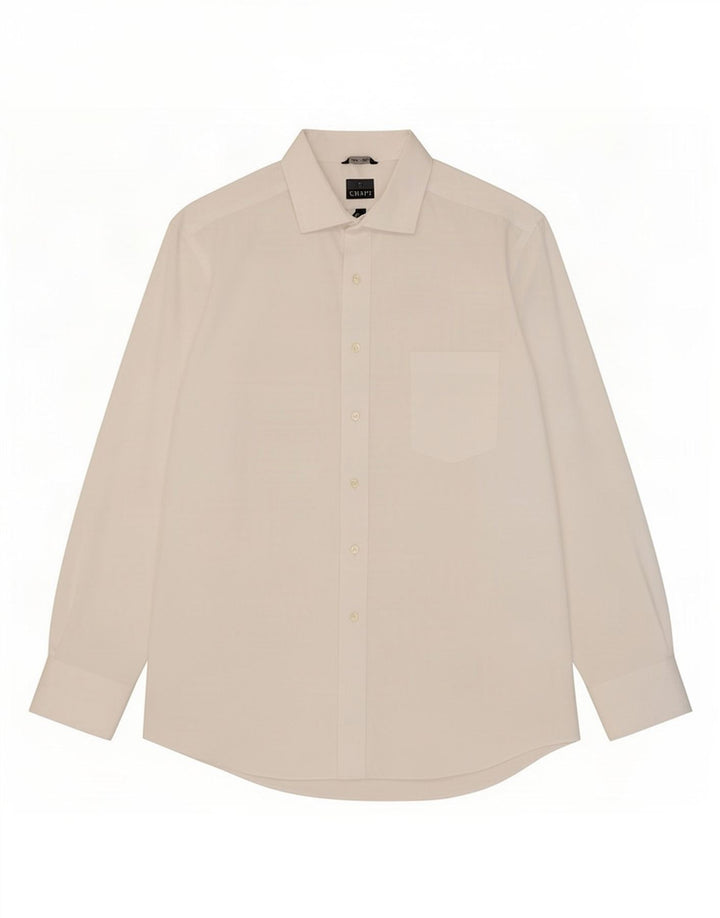 Chaps Mens Shirt Size 17 XL White