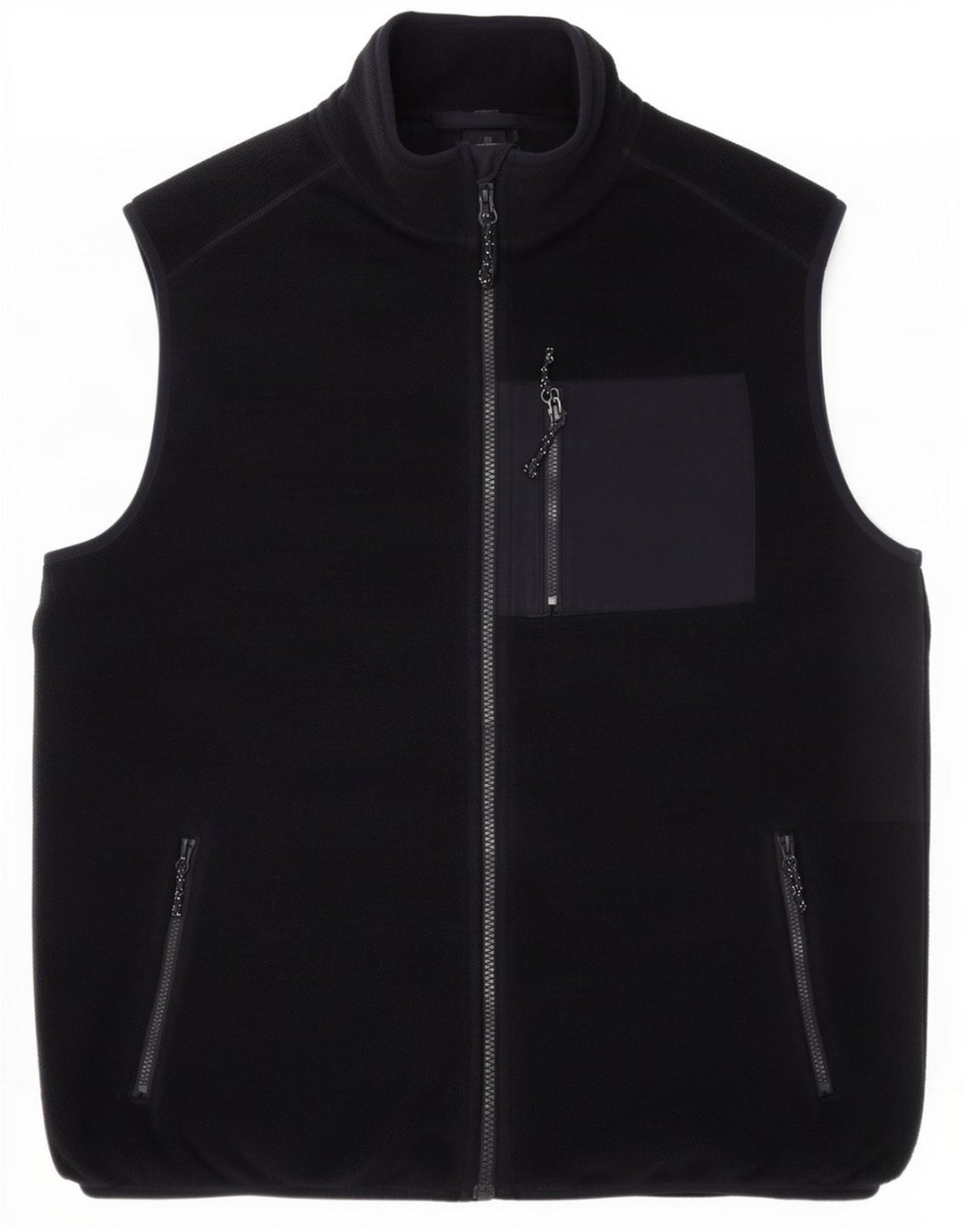 Marks & Spencer Mens Fleece Gilet UK 40 Large Navy Blue Polyester