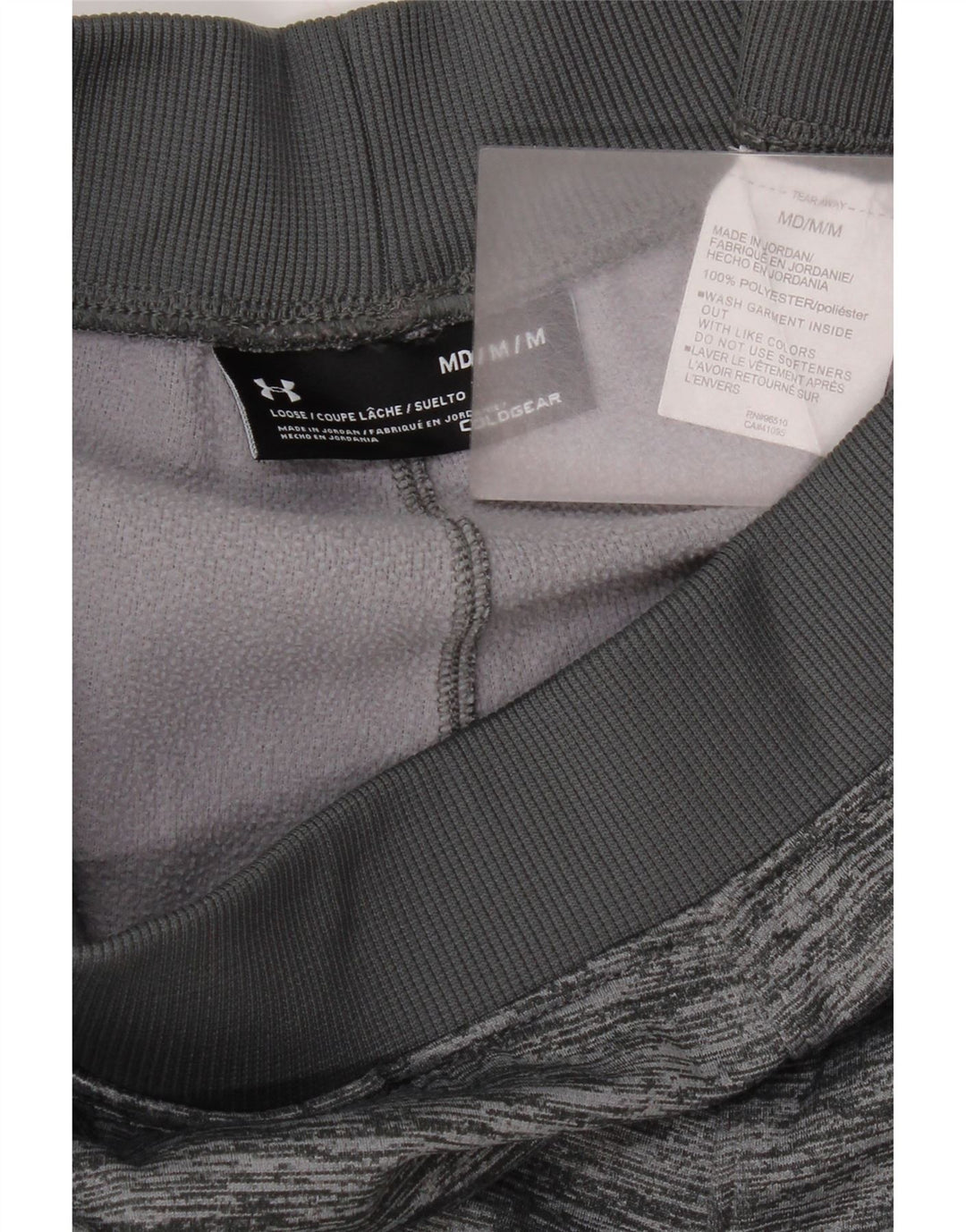 Under Armour Womens Cold Gear Tracksuit Trousers UK 14 Medium Grey Flecked