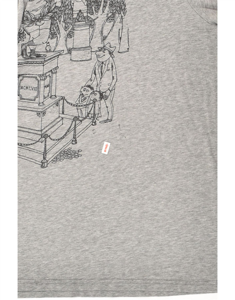 PUMA Mens Graphic T-Shirt Top XL Grey | Vintage Puma | Thrift | Second-Hand Puma | Used Clothing | Messina Hembry 