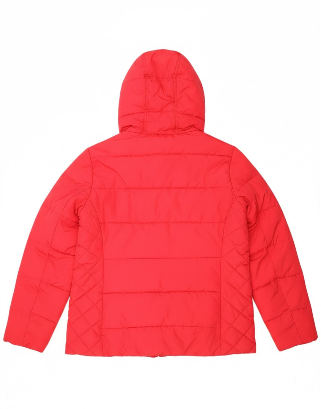 ST JOHN'S BAY Womens Oversized Hooded Padded Jacket UK 18 XL Pink Vintage St John's Bay and Second-Hand St John's Bay from Messina Hembry 