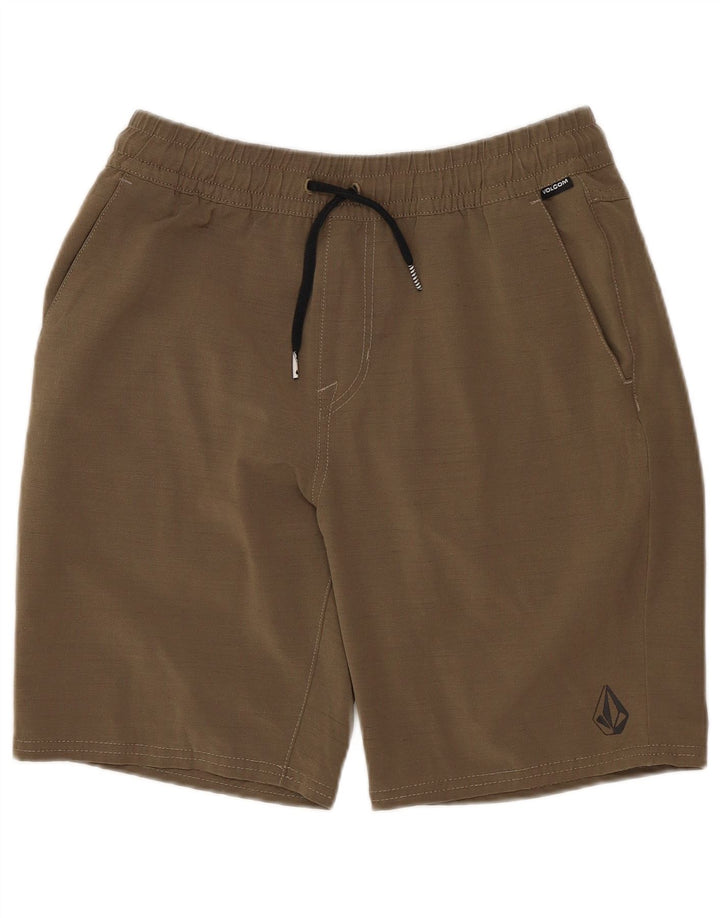 VOLCOM Boys Casual Shorts 11-12 Years Large W26  Khaki