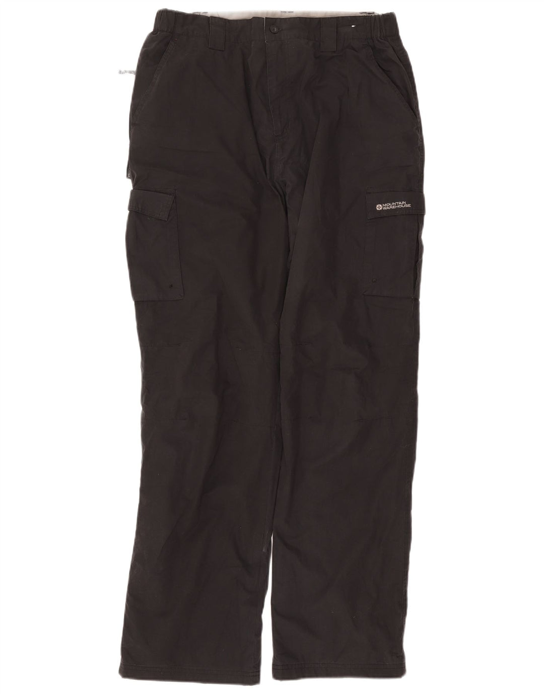 Mountain Warehouse Mens Straight Cargo Trousers W36 L32 Grey Polyester