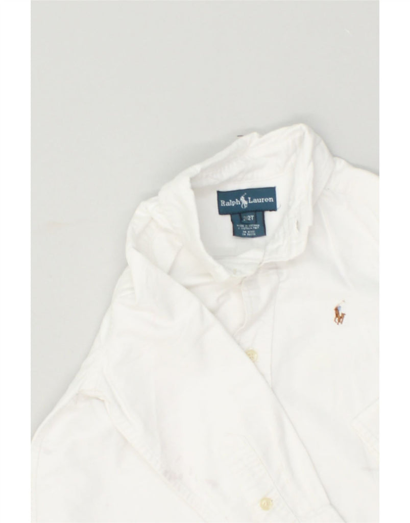 RALPH LAUREN Baby Boys Shirt 18-24 Months White Cotton | Vintage Ralph Lauren | Thrift | Second-Hand Ralph Lauren | Used Clothing | Messina Hembry 