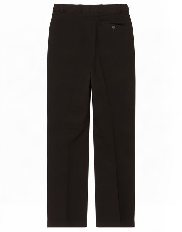 Marks & Spencer Mens Straight Suit Trousers W30 L33 Black Polyester