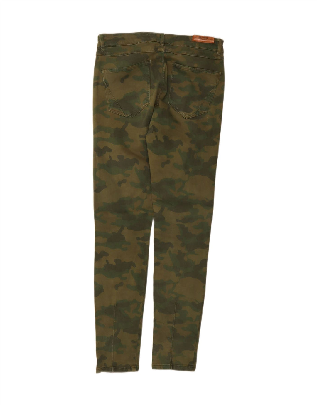 ZARA Womens Slim Jeans EU 36 Small W26 L28 Khaki Camouflage Vintage Zara and Second-Hand Zara from Messina Hembry 