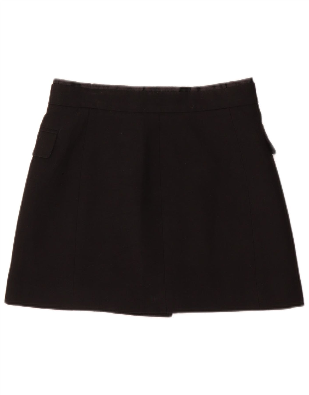 Zara Womens Wrap Mini Skirt Small W26 Black