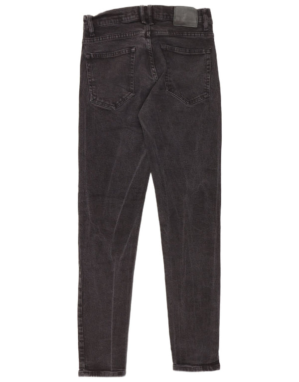 Zara Mens Skinny Jeans EU 38 Small W30 L31 Black Cotton