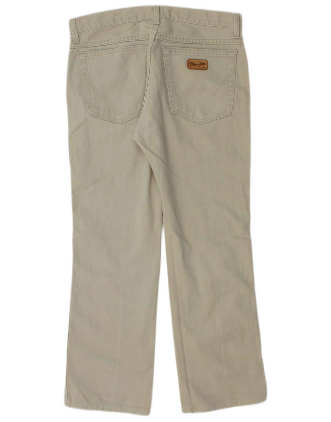 WRANGLER Mens Texas Straight Casual Trousers W32 L27 Beige Cotton