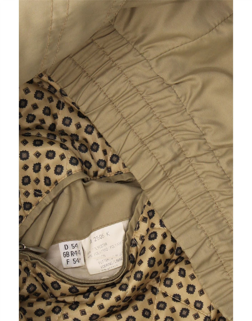 VINTAGE Mens Windbreaker Jacket UK 44 2XL Brown Colourblock Polyester Vintage Vintage and Second-Hand Vintage from Messina Hembry 