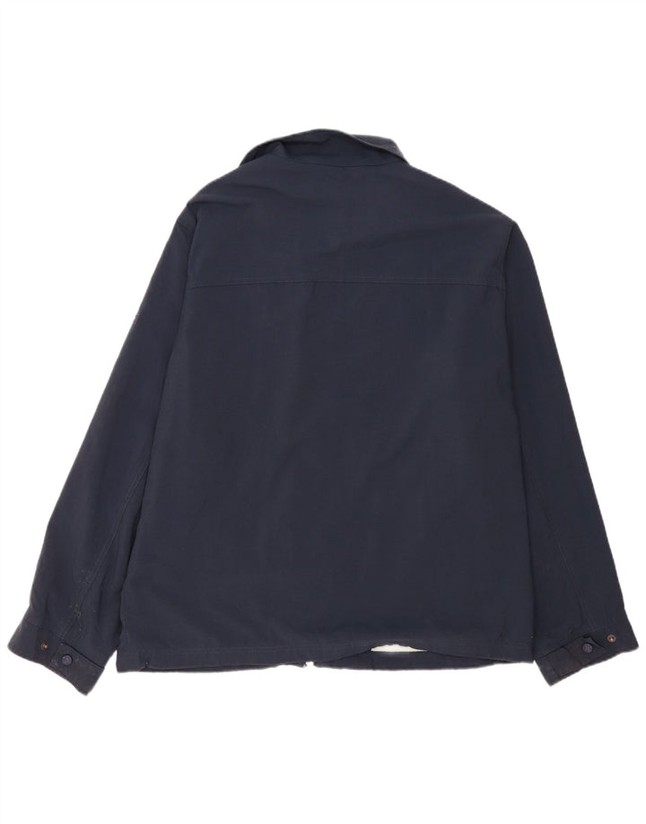 CHAMPION Mens Utility Jacket UK 42 XL Navy Blue Polyamide