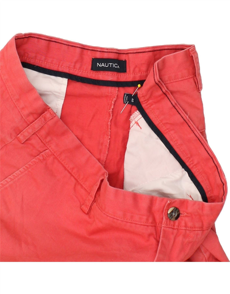 NAUTICA Mens Chino Shorts W40 XL  Red Cotton | Vintage Nautica | Thrift | Second-Hand Nautica | Used Clothing | Messina Hembry 