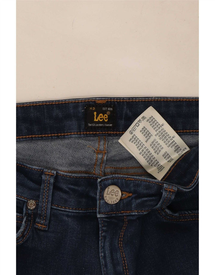 Lee Womens Skinny Jeans W30 L28 Navy Blue Cotton