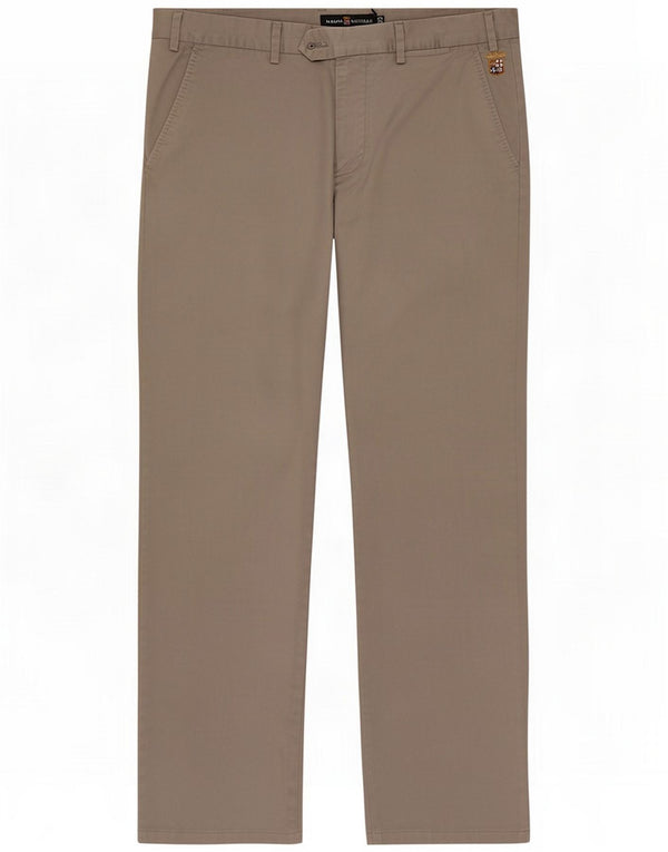 Marina Militare Mens Straight Suit Trousers IT 50 Large W34 L30 Grey Cotton