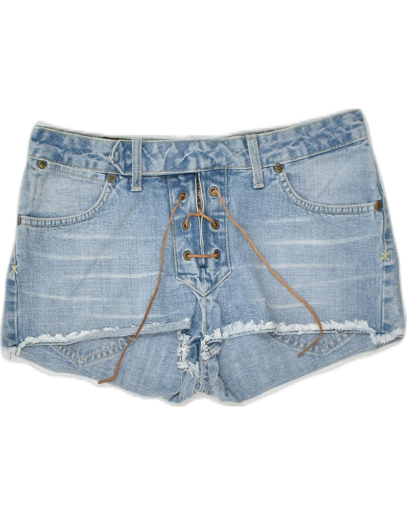 LEE Womens Denim Hot Pants W31 Medium  Blue Cotton | Vintage Lee | Thrift | Second-Hand Lee | Used Clothing | Messina Hembry 