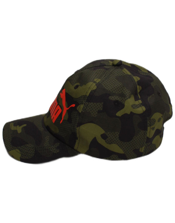 Puma Boys Graphic Baseball Cap One Size Green Polyester