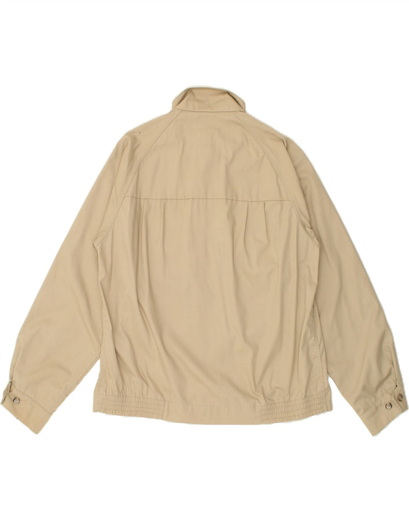 LONDON FOG Mens Bomber Jacket UK 44 2XL Beige Polyester | Vintage London Fog | Thrift | Second-Hand London Fog | Used Clothing | Messina Hembry 