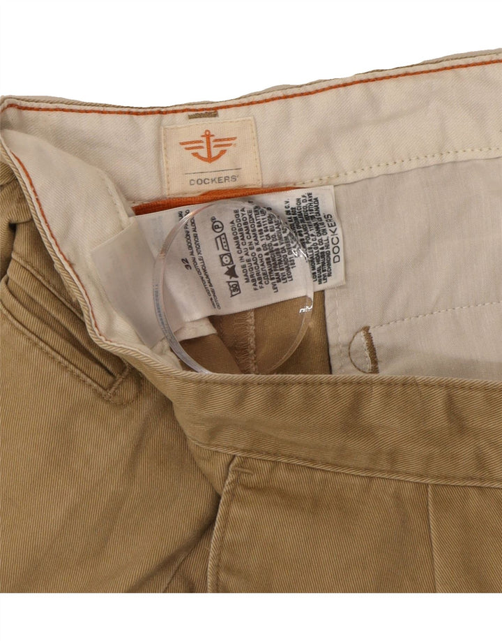 DOCKERS Mens Chino Shorts W32 Medium Beige Cotton Vintage Dockers and Second-Hand Dockers from Messina Hembry 