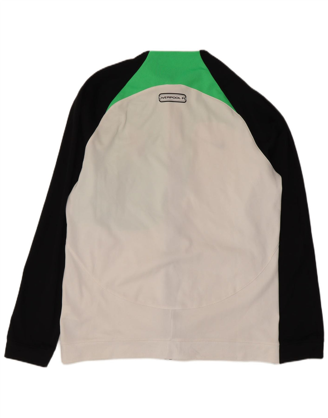 NIKE Mens Liverpool Slim Fit Tracksuit Top Jacket Large White Colourblock