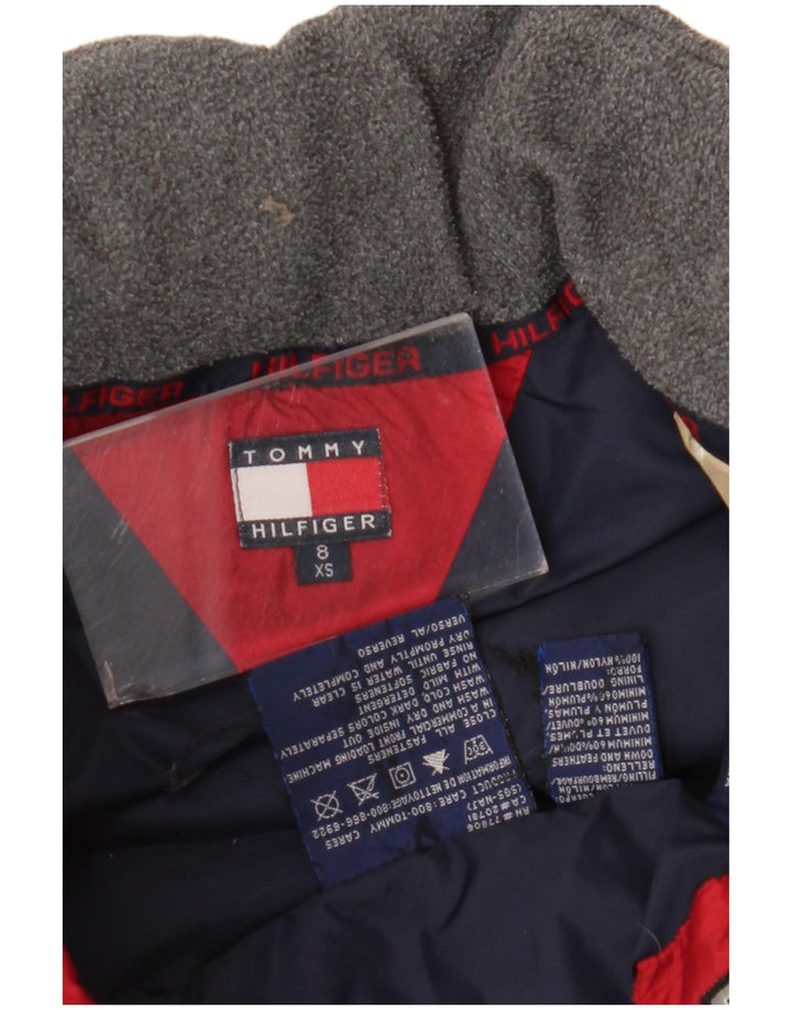 Tommy Hilfiger Boys Padded Jacket 7-8 Years XS  Beige Nylon
