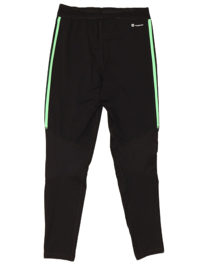 Adidas Mens Real Madrid Tracksuit Trousers Small Black Polyester