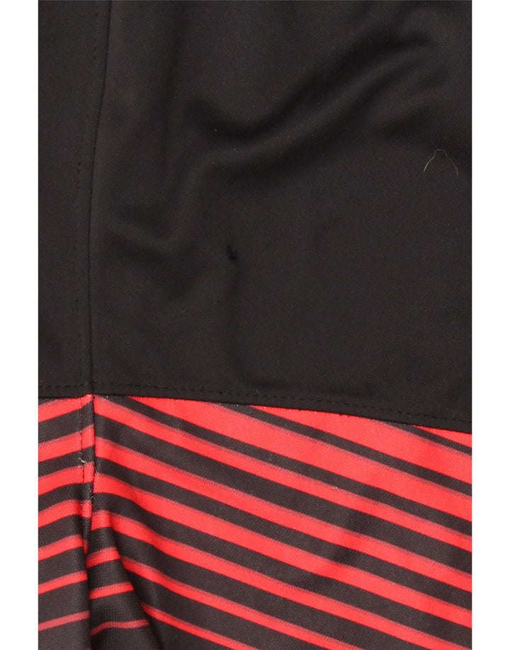 Nike Mens Dri Fit Graphic Sport Shorts Large Black Striped Polyester