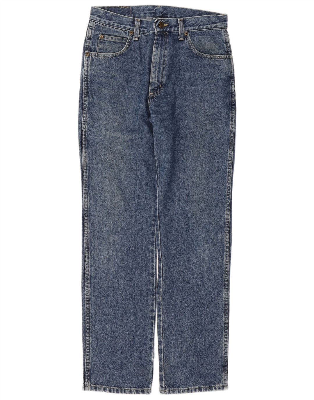 WRANGLER Mens Regular Fit Straight Jeans W32 L32 Blue Cotton