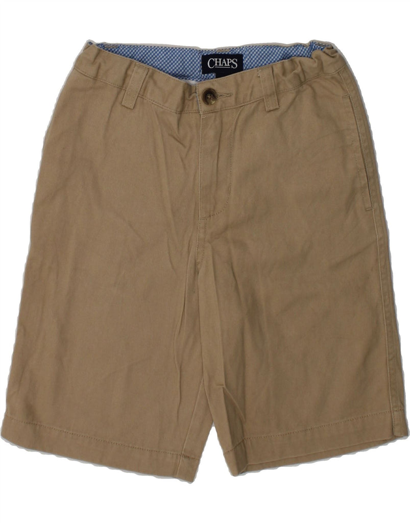 CHAPS Boys Chino Shorts 6-7 Years W22 Brown Cotton | Vintage Chaps | Thrift | Second-Hand Chaps | Used Clothing | Messina Hembry 