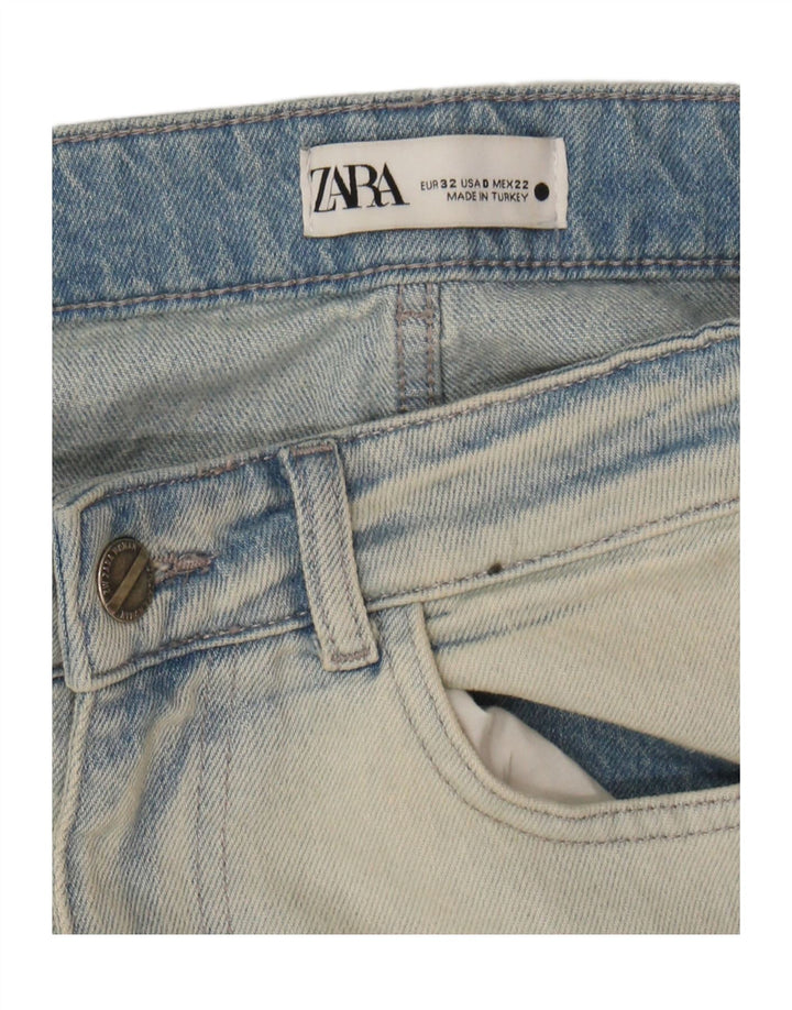 ZARA Womens Cargo Loose Jeans EU 32 2XS W22 L30 Blue Vintage Zara and Second-Hand Zara from Messina Hembry 