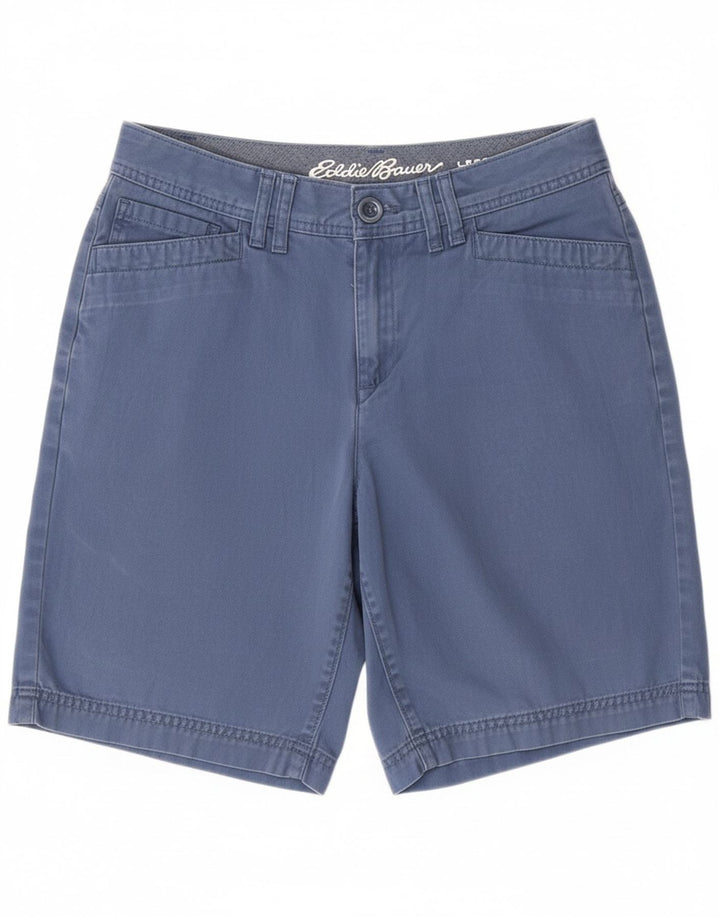 EDDIE BAUER Womens Casual Shorts US 6 Medium W28  Blue
