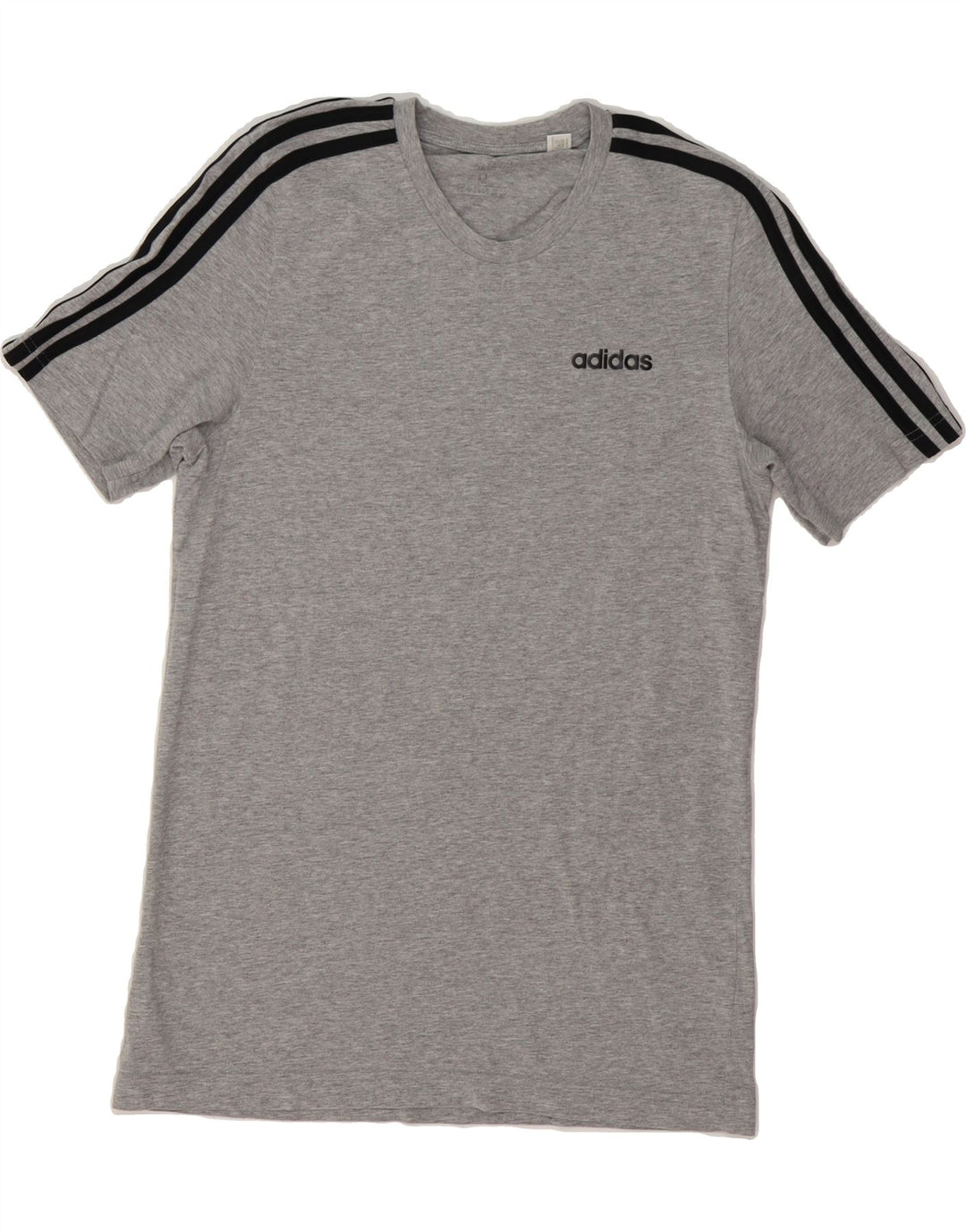 ADIDAS Mens T-Shirt Top Medium Grey Cotton Vintage Adidas and Second-Hand Adidas from Messina Hembry 