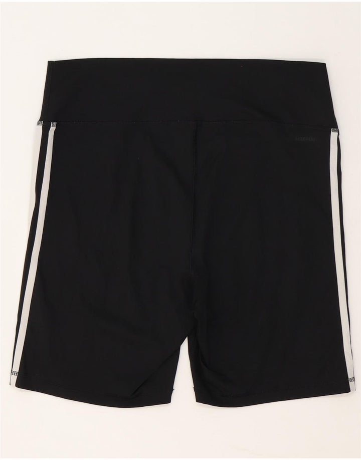 Adidas Womens Sport Shorts UK 20/22 XL Black Polyester