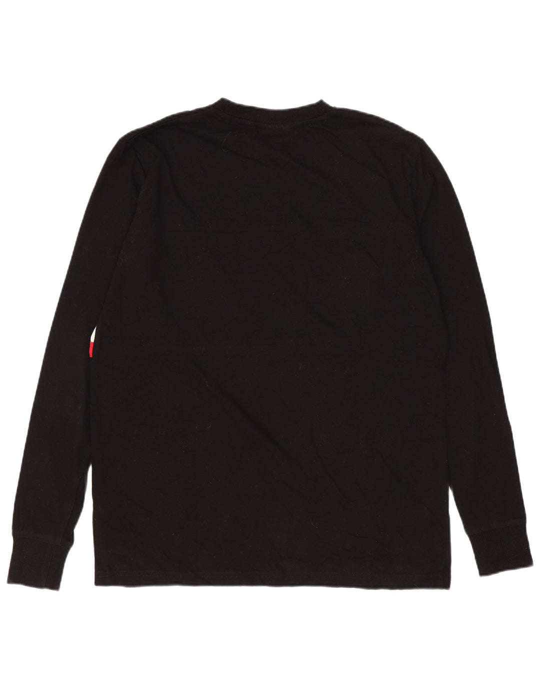 Fila Womens Oversized Graphic Top Long Sleeve UK 2 2XS Black Colourblock