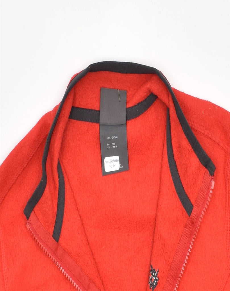 JACK WOLFSKIN Boys Fleece Jacket 11-12 Years Red Polyester | Vintage | Thrift | Second-Hand | Used Clothing | Messina Hembry 