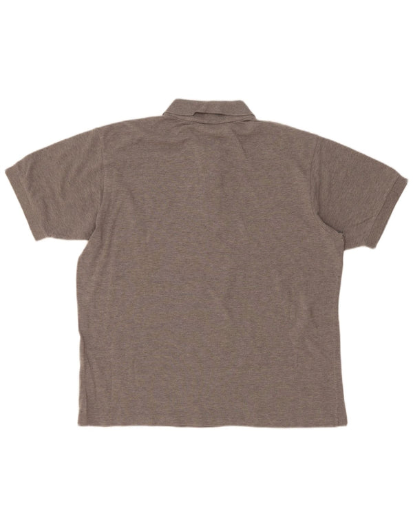 Lacoste Mens Classic Fit Polo Shirt Size 7 Large Grey Cotton