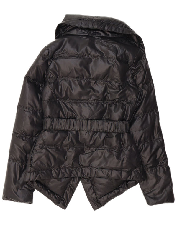 Pinko Womens Padded Jacket UK 10 Small Black Polyester