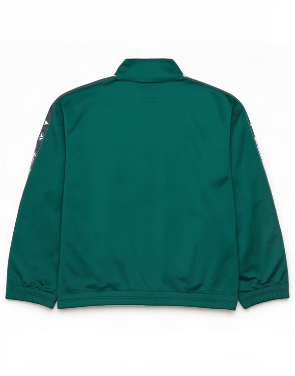 Diadora Mens Graphic Tracksuit Top Jacket Large Green Colourblock