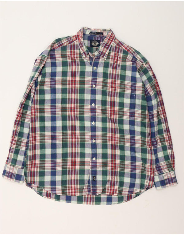 Dockers Mens Shirt Large Multicoloured Check Cotton