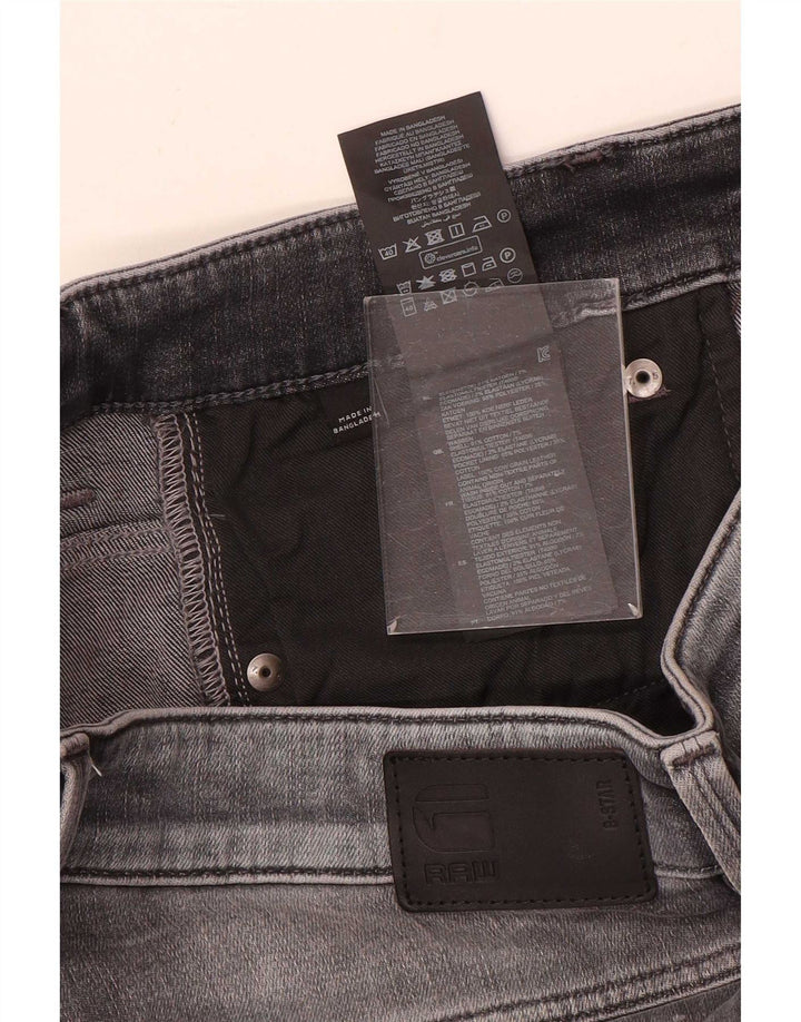 G-Star Mens Slim Denim Shorts W30 Medium Grey