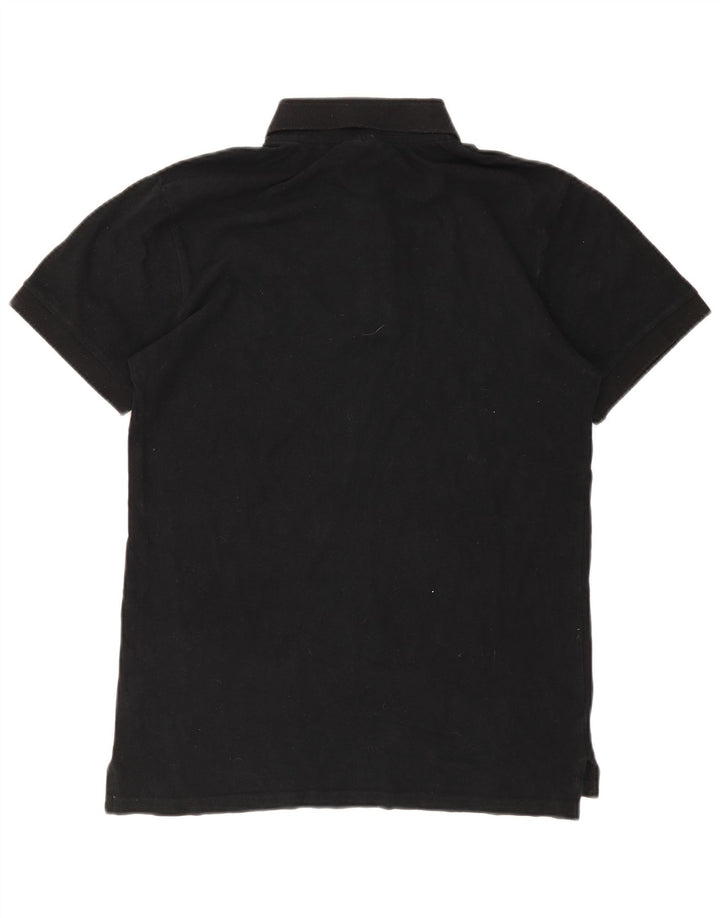 Fila Mens Polo Shirt XS Black Cotton