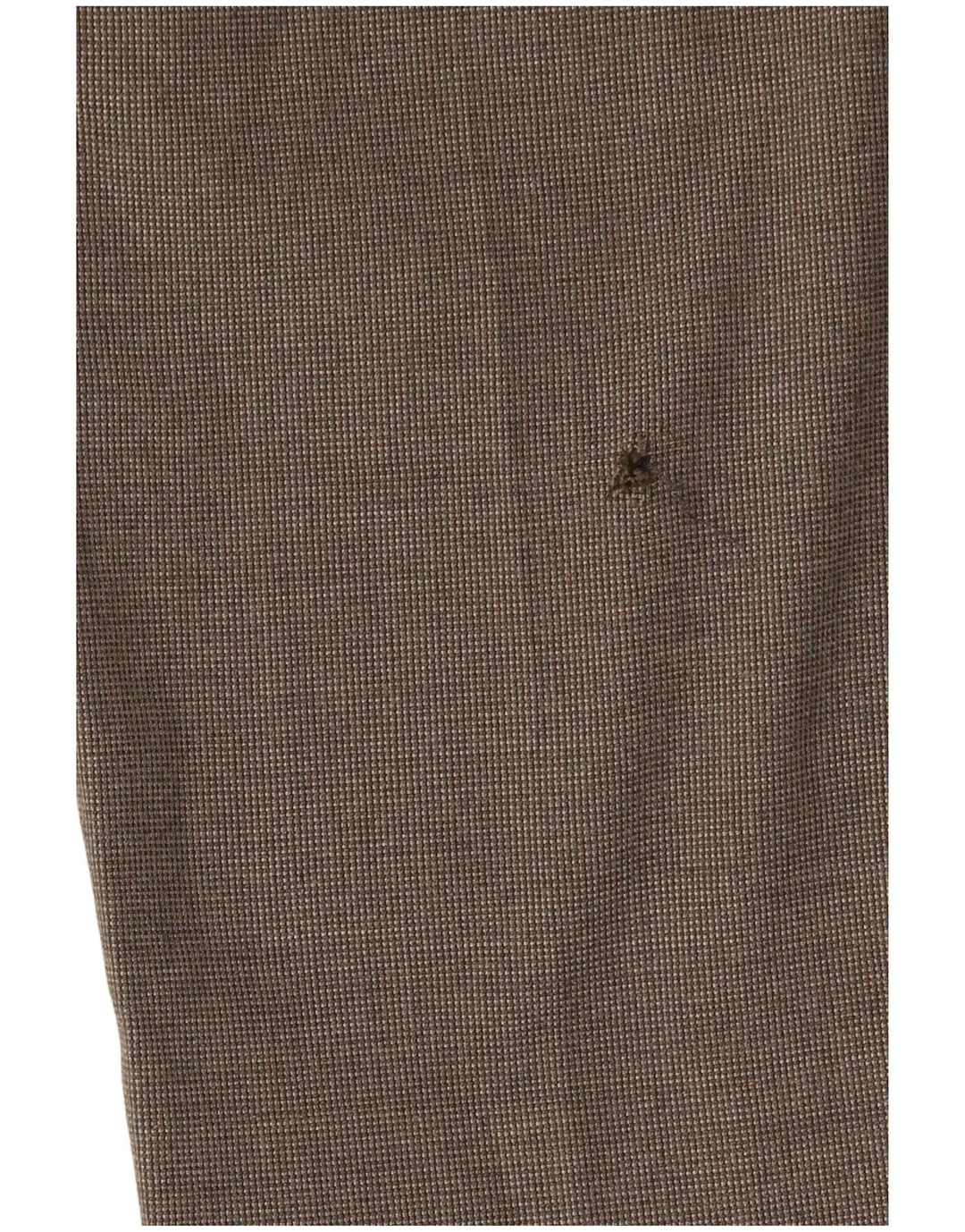 Marks & Spencer Mens Slim Fit Casual Trousers W36 L29 Brown Polyester