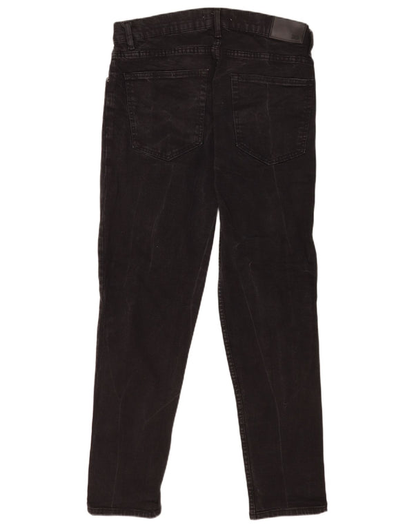 Zara Mens Slim Jeans EU 44 Large W34 L29 Black Cotton