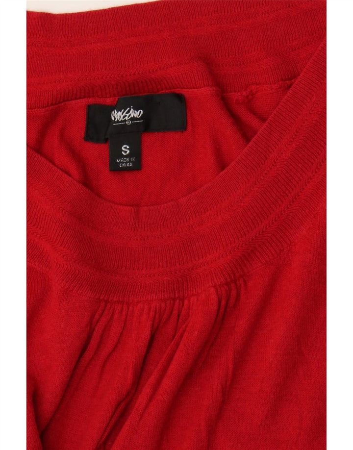 MOSSIMO Womens Blouse Top UK 8 Small Red Cotton Vintage Mossimo and Second-Hand Mossimo from Messina Hembry 
