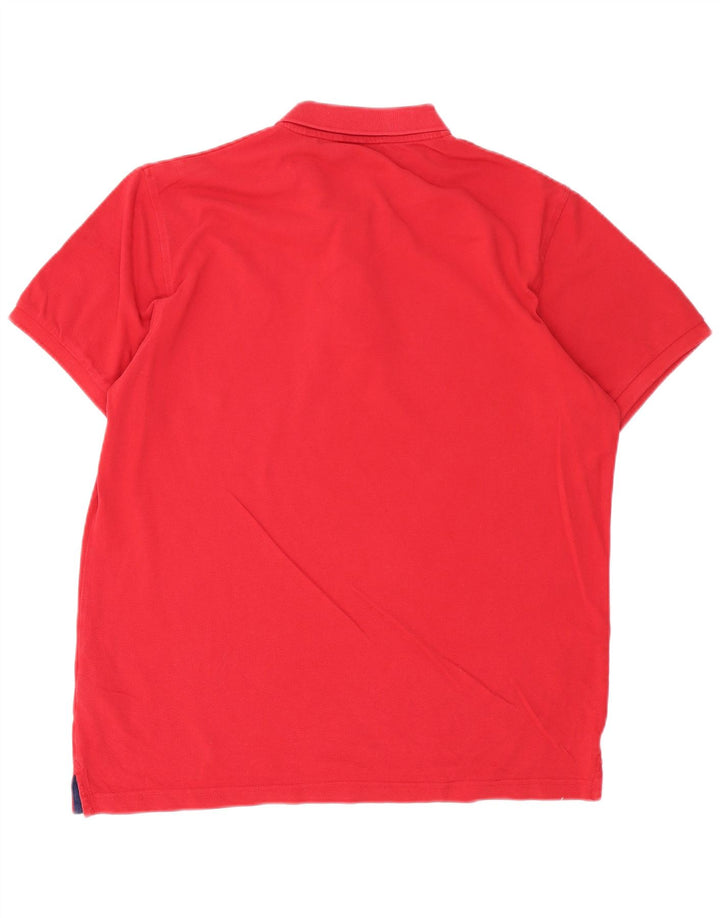 Gant Mens Polo Shirt XL Red Cotton