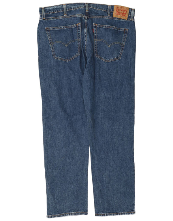 Levi's Mens 505 Straight Jeans W40 L32 Blue Cotton