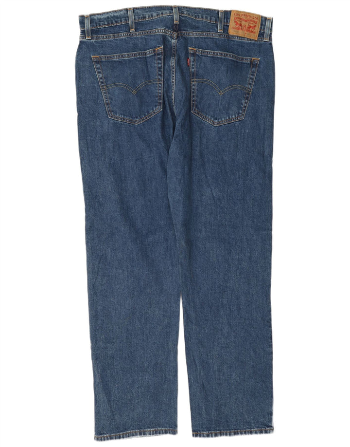 Levi's Mens 505 Straight Jeans W40 L32 Blue Cotton