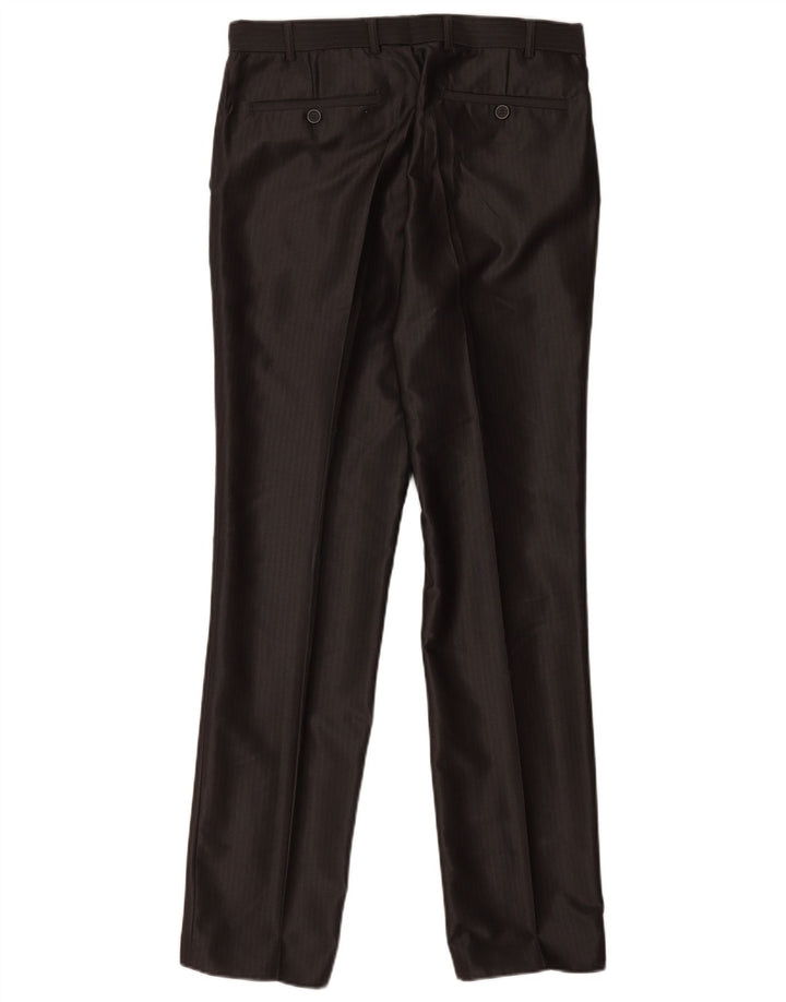 Angelo Litrico Mens Straight Suit Trousers IT 48 Medium W32 L33 Grey